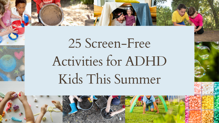 25 Screen-Free Activities for ADHD Kids This Summer – RootednChaos